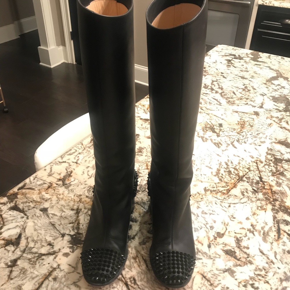 Christian Louboutin “Egoutina” Leather boots